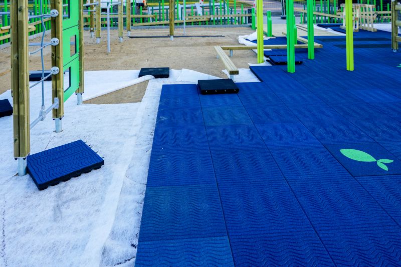 Rubber Gym Floor Installation detail