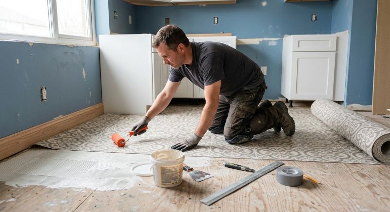 Sheet Linoleum Installation in Gilbert, AZ